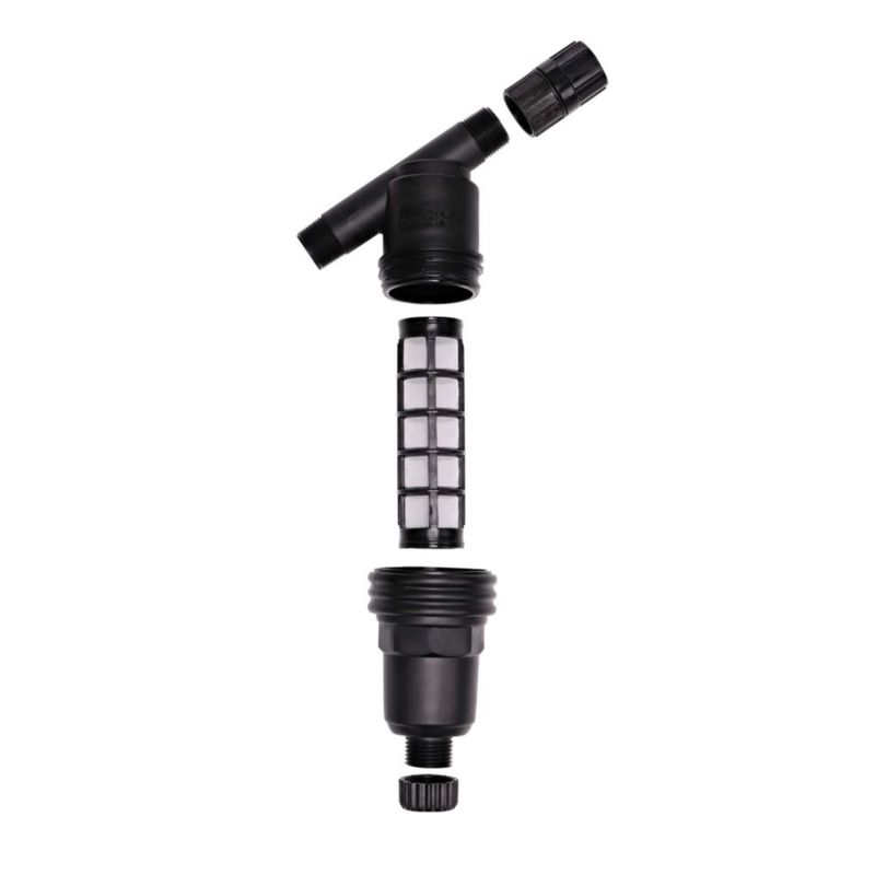 Filtro Raindrip R605DT MPT de 3/4 pulgadas para riego por goteo color negro