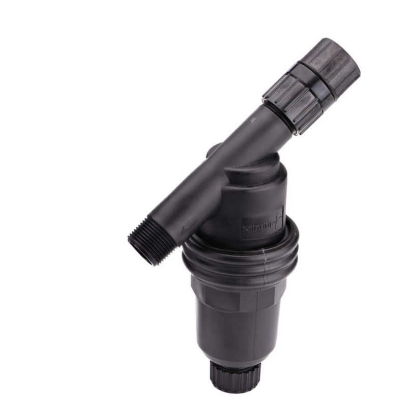 Filtro Raindrip R605DT MPT de 3/4 pulgadas para riego por goteo color negro