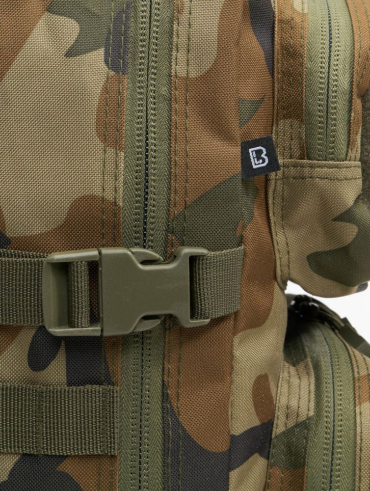 Mochila Brandit US Cooper Patch Mediana Camuflaje Bosque
