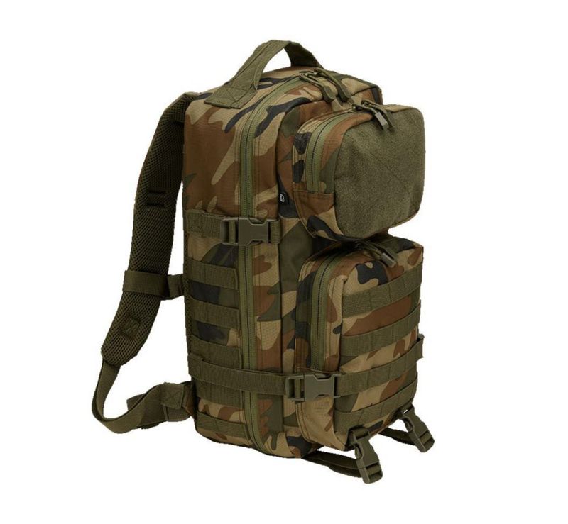 Mochila Brandit US Cooper Patch Mediana Camuflaje Bosque