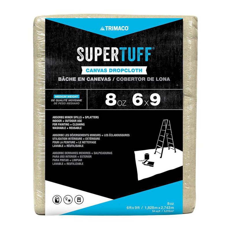 Paño de lona Trimaco SuperTuff 8 oz 183 x 274 cm