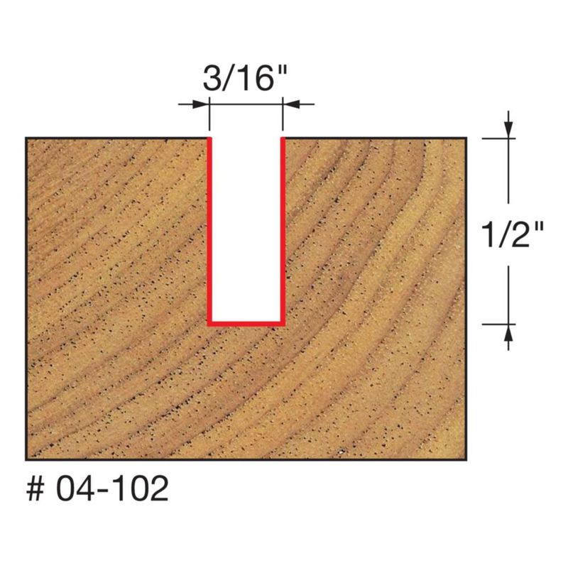 Bit Freud 04-102:476 mm (diámetro) Doble flauta recta