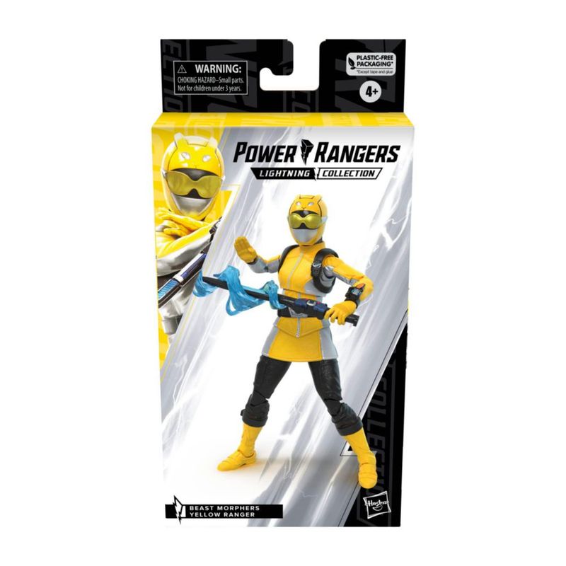 Figura de acción Power Rangers Lightning Collection Beast Morphers Yellow Ranger 15 cm