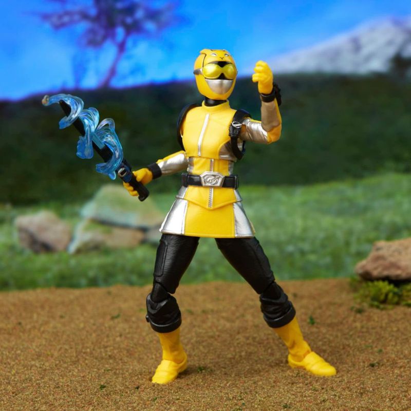 Figura de acción Power Rangers Lightning Collection Beast Morphers Yellow Ranger 15 cm