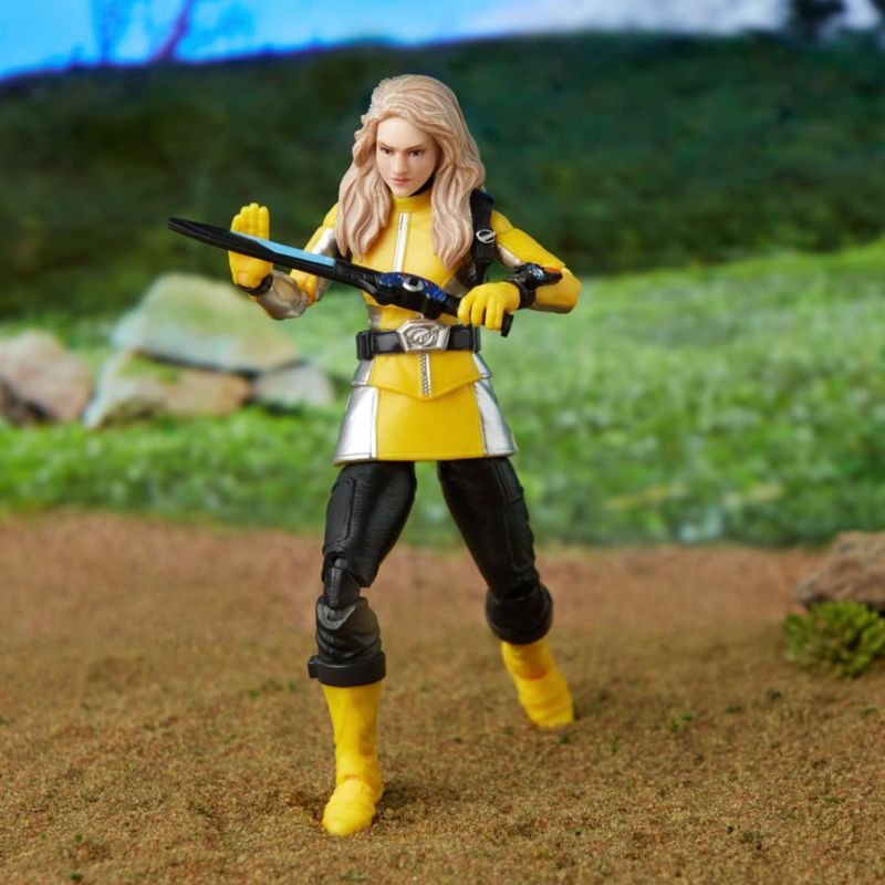 Figura de acción Power Rangers Lightning Collection Beast Morphers Yellow Ranger 15 cm