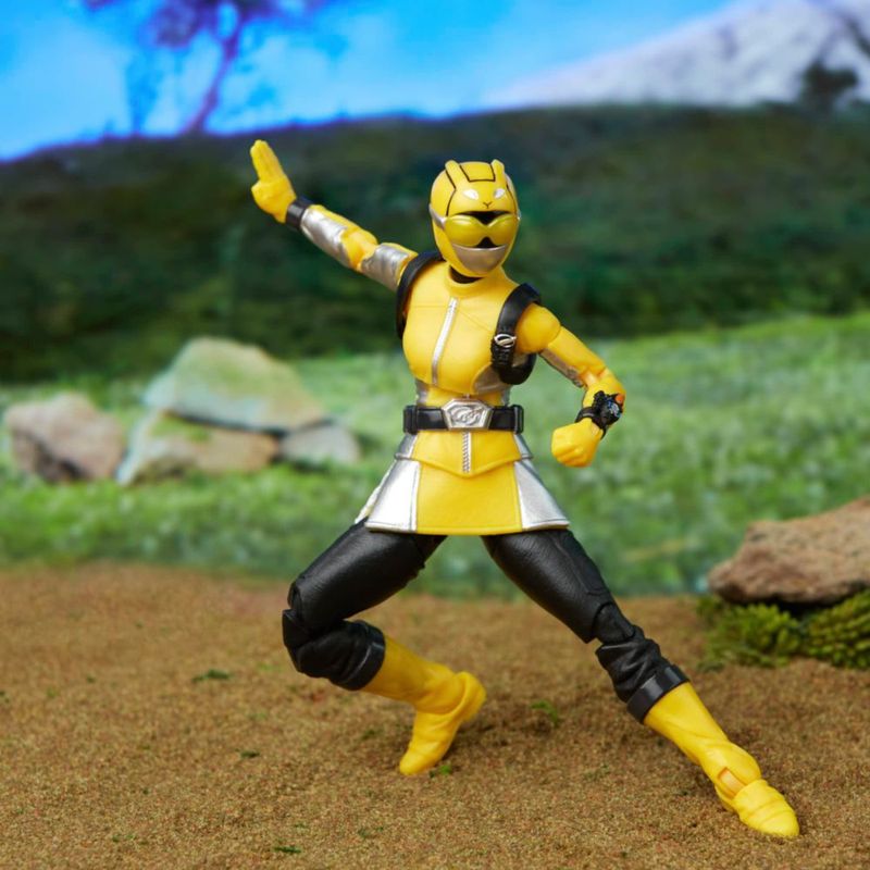 Figura de acción Power Rangers Lightning Collection Beast Morphers Yellow Ranger 15 cm