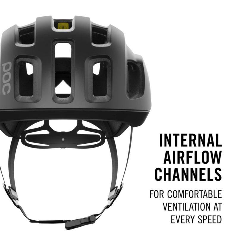 POC Ventral Air MIPS: casco para ciclismo de carretera con puertos de ventilación precisos para garantizar un efecto de refrigeración supremo y una
