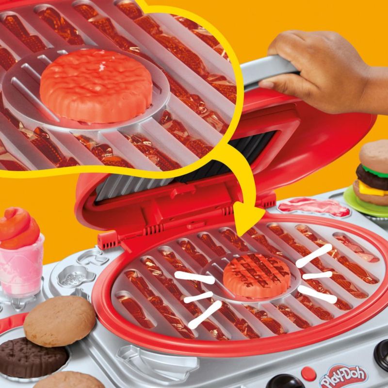 BBQ Grill Playset Play-Doh Sizzlin' Grill con luces y sonidos