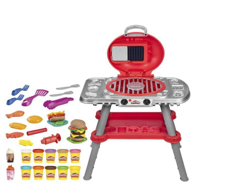 BBQ Grill Playset Play-Doh Sizzlin' Grill con luces y sonidos