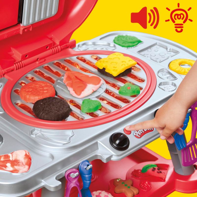BBQ Grill Playset Play-Doh Sizzlin' Grill con luces y sonidos