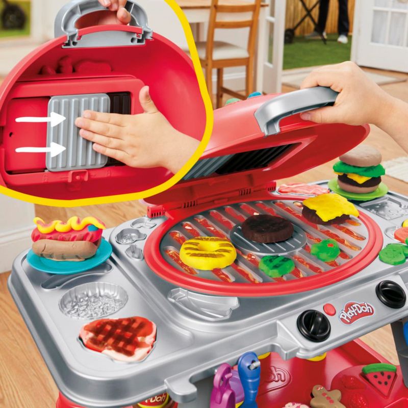 BBQ Grill Playset Play-Doh Sizzlin' Grill con luces y sonidos