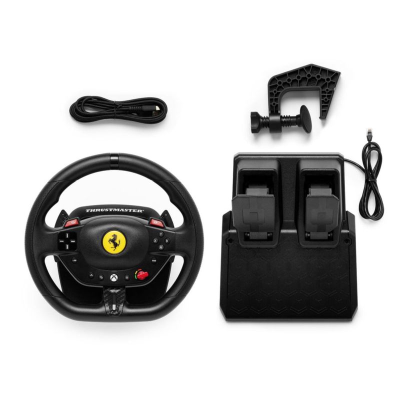 Volante y pedales de carreras Thrustmaster T98 Ferrari 296 GTS