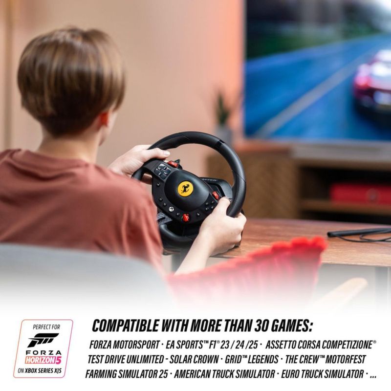 Volante y pedales de carreras Thrustmaster T98 Ferrari 296 GTS