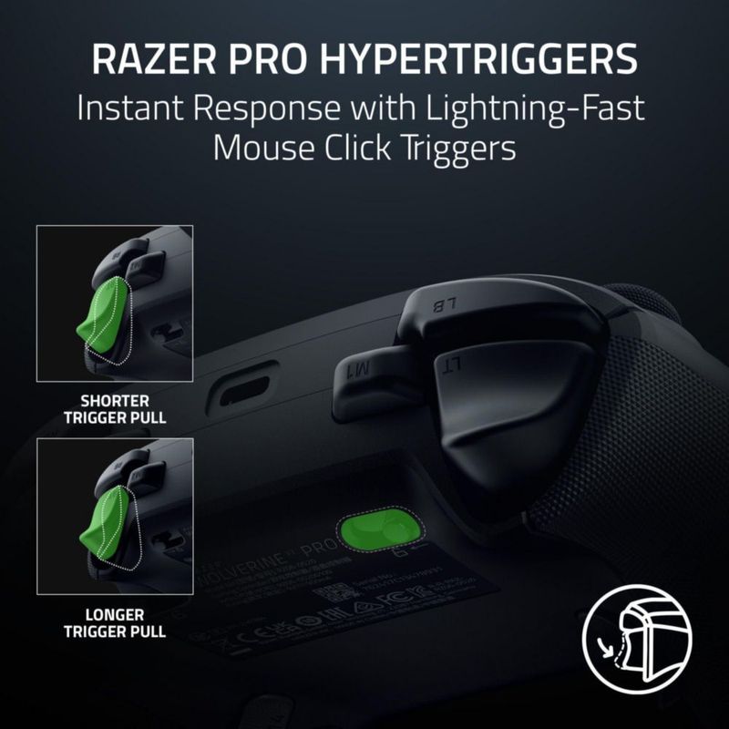 Controlador de juegos inalámbrico Razer Wolverine V3 Pro para Xbox