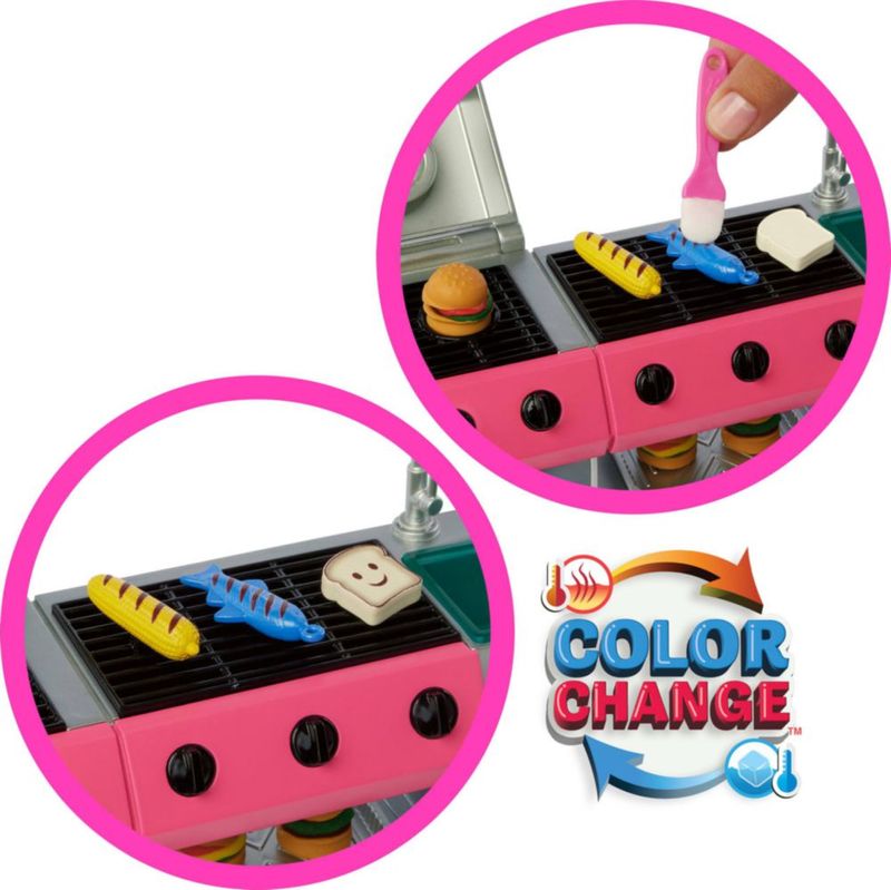 Playset Barbie Dream Camper con columpio para tienda de campaña en el techo y más de 60 pulgadas