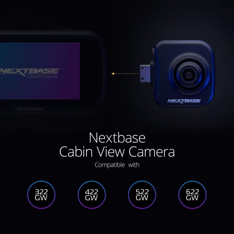 Módulo adicional para cámara de salpicadero con vista a la cabina Nextbase Series 2