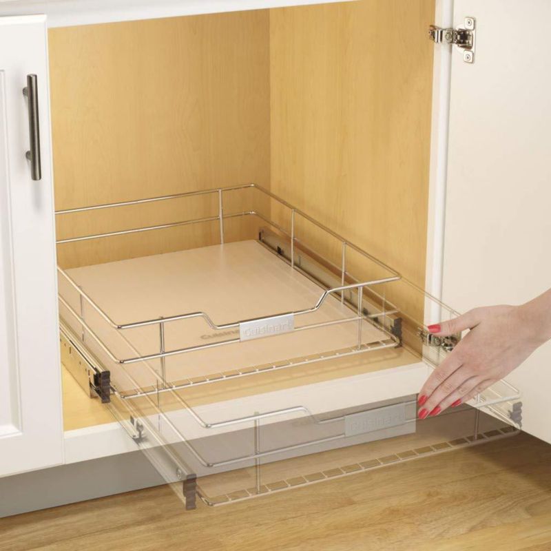 Organizador para Gabinete Cuisinart Deslizante de 43 cm con Acabado Cromado