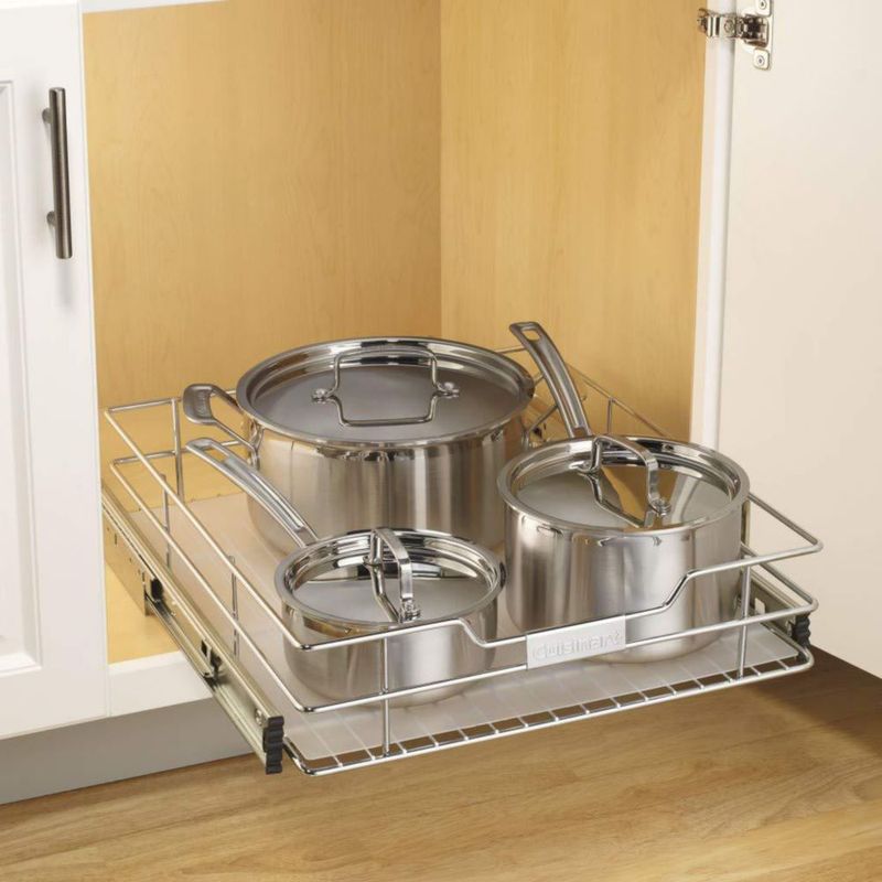 Organizador para Gabinete Cuisinart Deslizante de 43 cm con Acabado Cromado