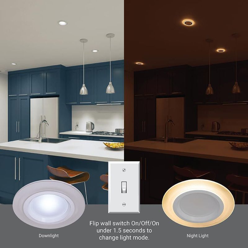 Luminaria HALO RL moldura LED de 4 pulgadas 700 lúmenes CCT seleccionable