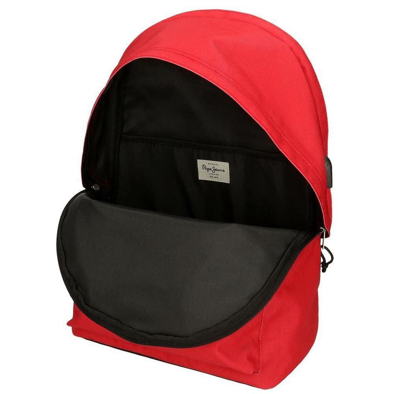 Mochila Pepe Jeans 15.6" Roja 2046 L Poliéster 31 x 44 x 15 cm