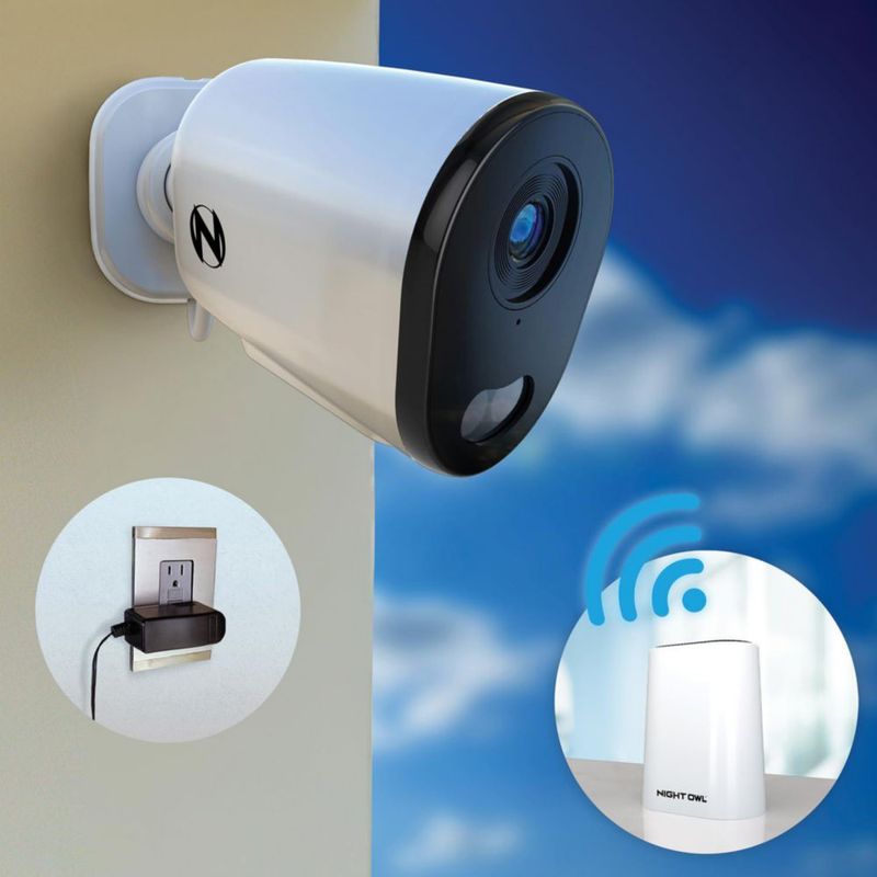 Home Security Night Owl Wi-Fi Hub con 4 cámaras 4K HD de 64 GB