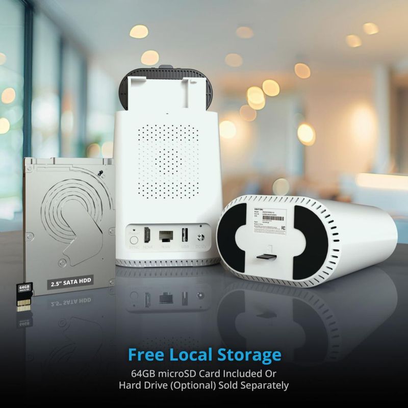 Home Security Night Owl Wi-Fi Hub con 4 cámaras 4K HD de 64 GB