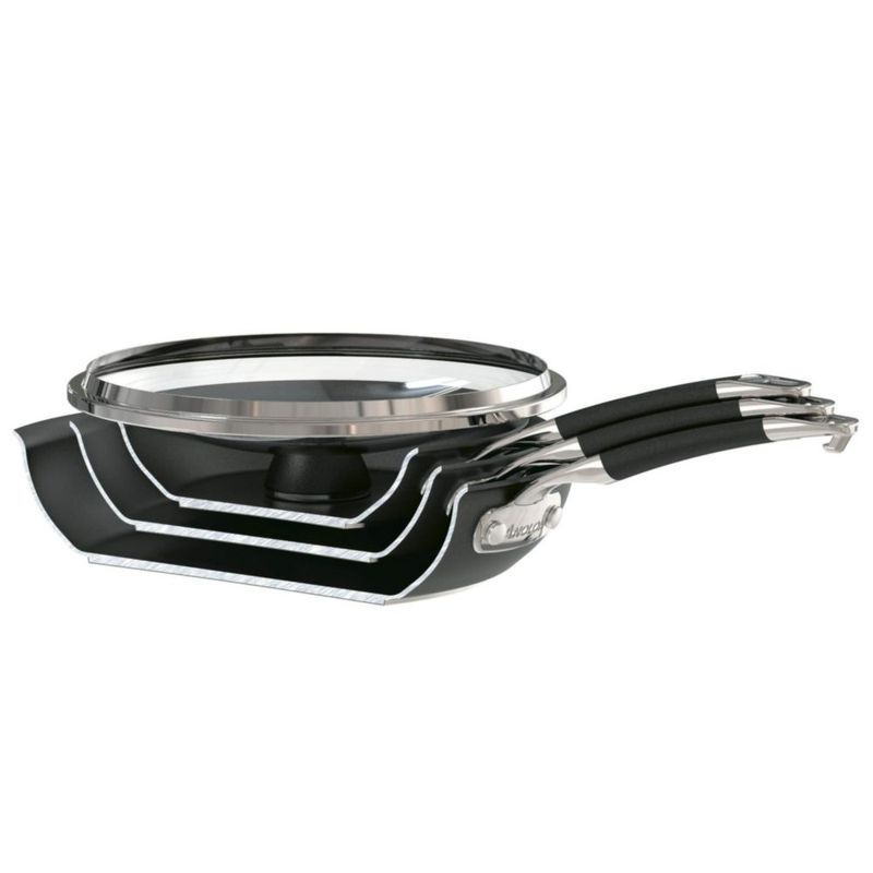 Juego de utensilios de cocina Anolon SmartStack anodizado duro 10 piezas negro