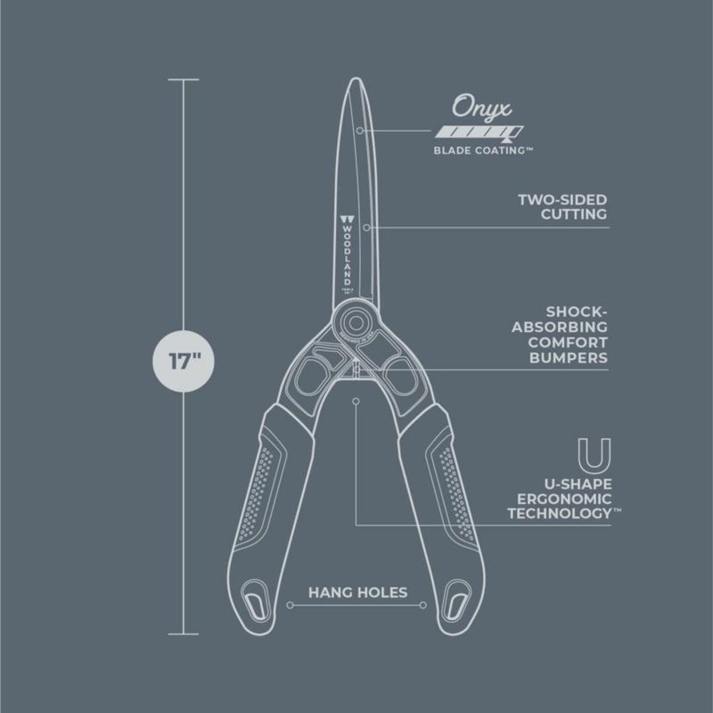 Tijeras para Setos WOODLAND TOOLS Duralight 40 cm Ligero