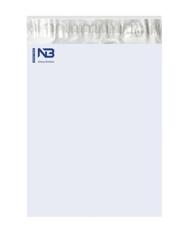 Sobres de Polietileno Nimbus Brothers 38x40 cm Pack de 100 Blanco