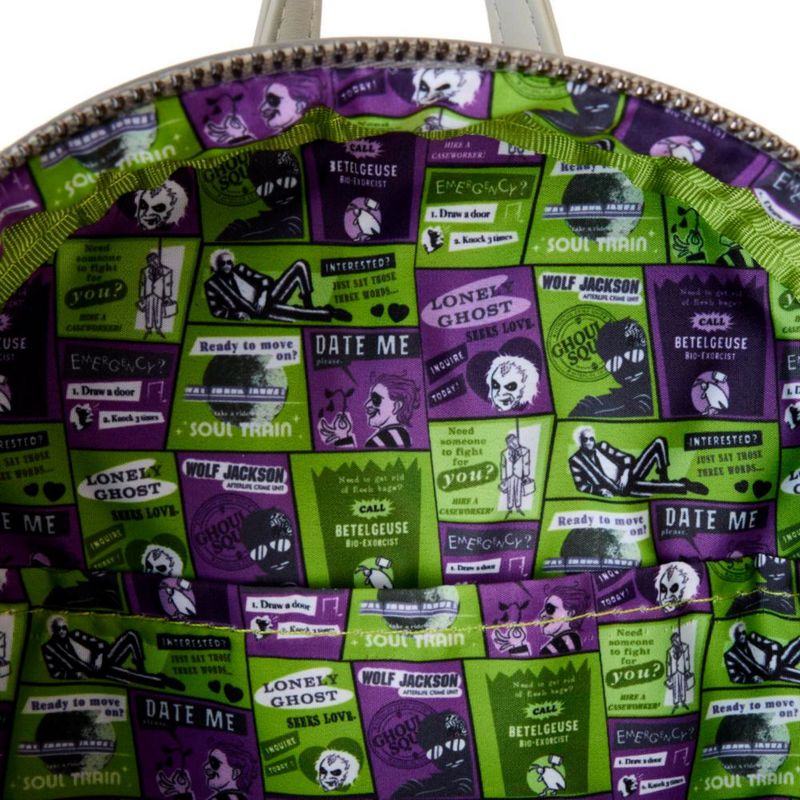 Mochila mini Loungefly Beetlejuice 2 23 × 27 × 11 cm