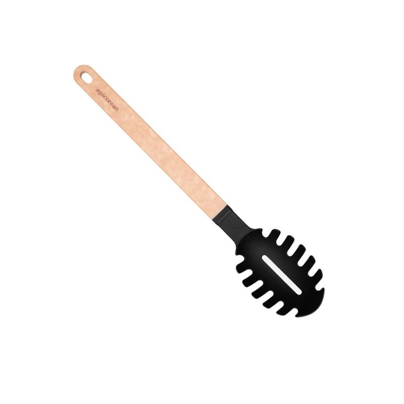 Servidor de pasta Epicurean Gourmet con cabeza de nylon negro