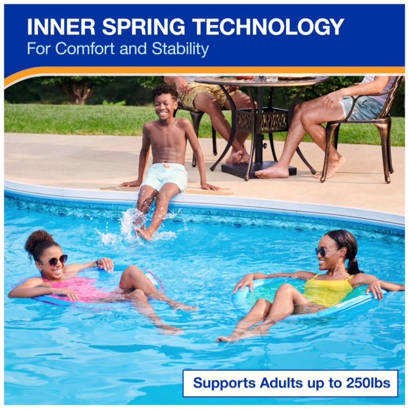 Tumbona de piscina SwimWays Spring Float Premium Papasan para adultos