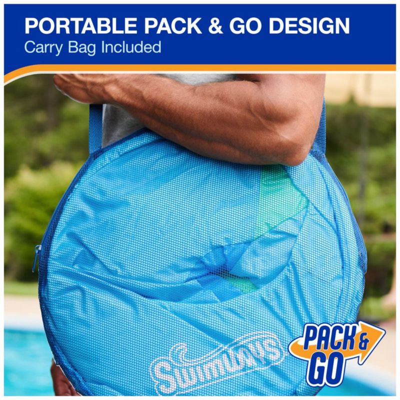 Tumbona de piscina SwimWays Spring Float Premium Papasan para adultos