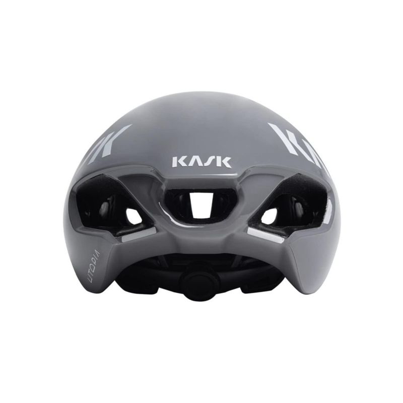 Casco aerodinámico Kask Utopia Y para ciclismo de carretera color gris tamaño pequeño
