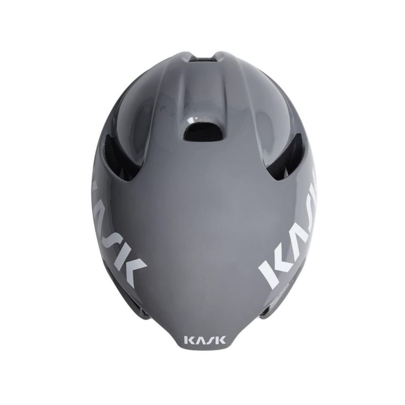 Casco aerodinámico Kask Utopia Y para ciclismo de carretera color gris tamaño pequeño
