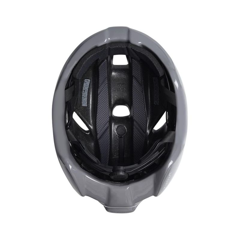 Casco aerodinámico Kask Utopia Y para ciclismo de carretera color gris tamaño pequeño