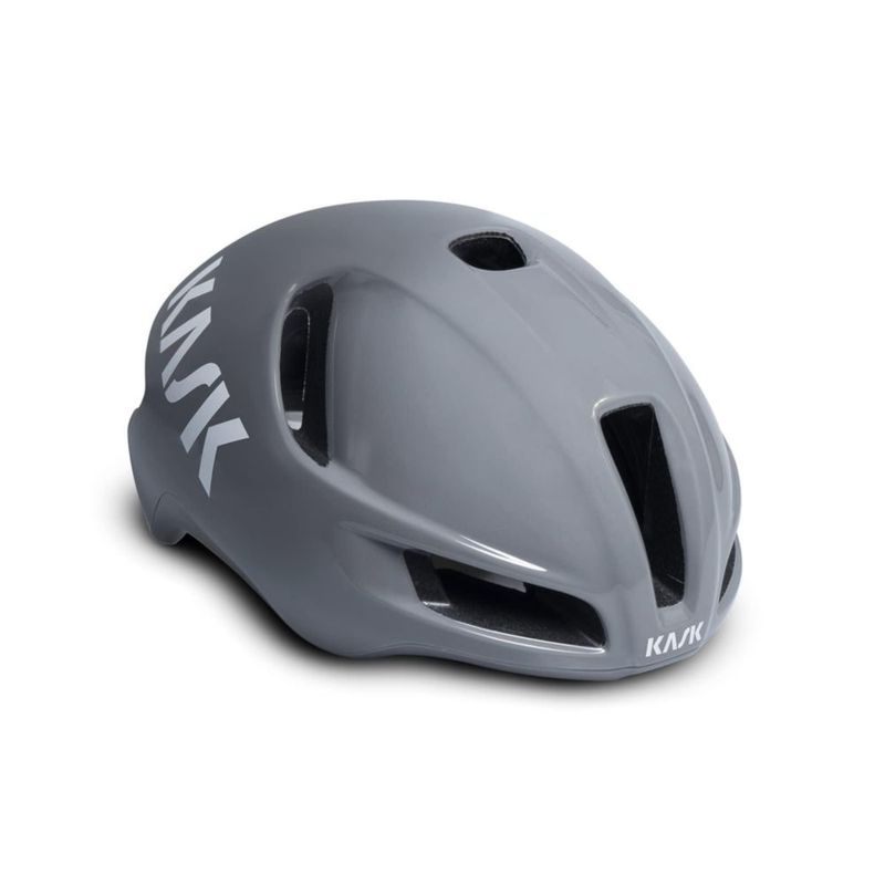 Casco aerodinámico Kask Utopia Y para ciclismo de carretera color gris tamaño pequeño