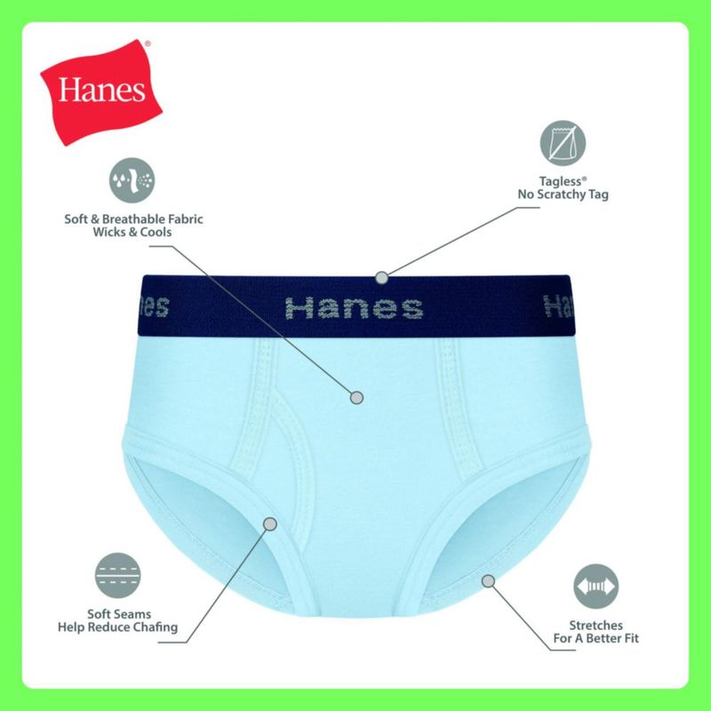 Calzoncillos Hanes Unisex Bebé Pack de 12 Algodón‑Elastizado