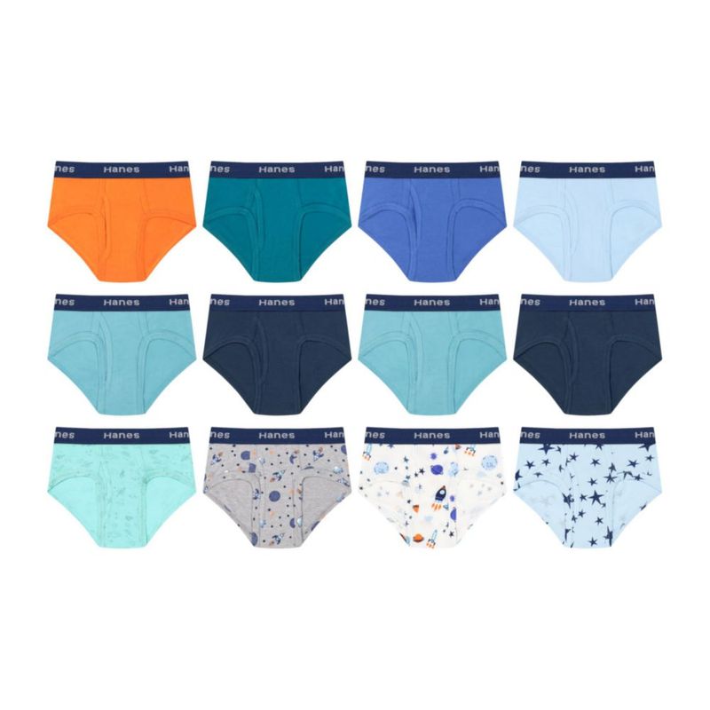 Calzoncillos Hanes Unisex Bebé Pack de 12 Algodón‑Elastizado