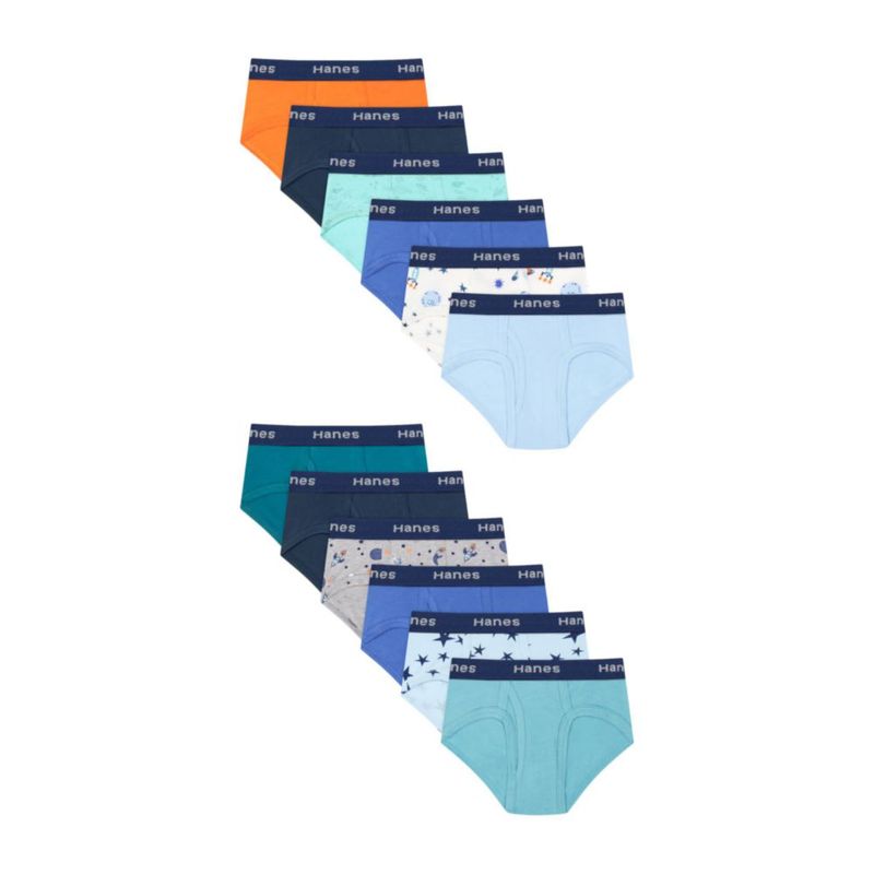 Calzoncillos Hanes Unisex Bebé Pack de 12 Algodón‑Elastizado