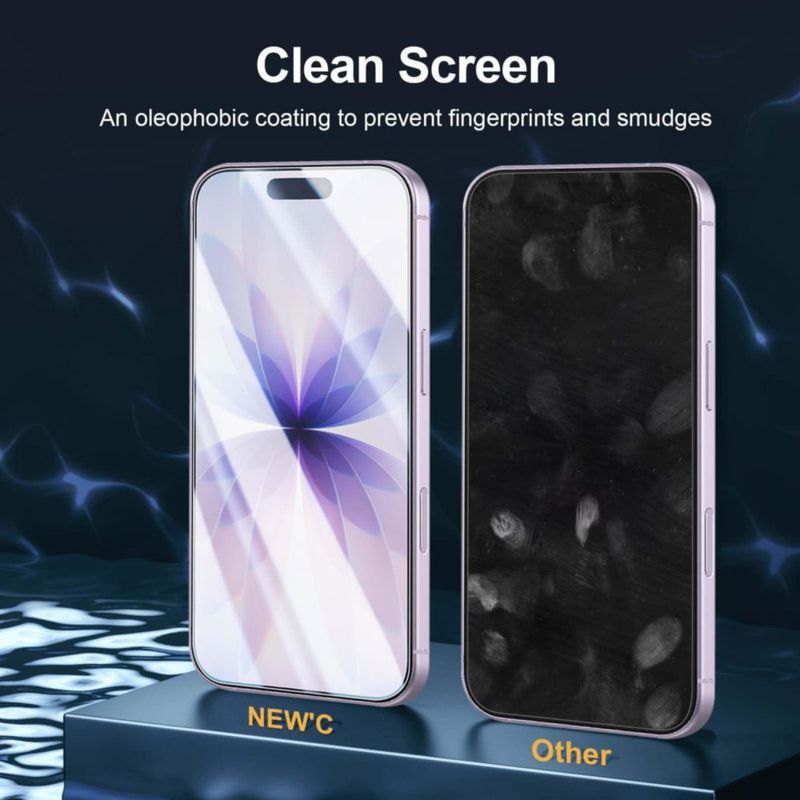 Protector de pantalla NEW'C para iPhone 17 de 63" + cámara