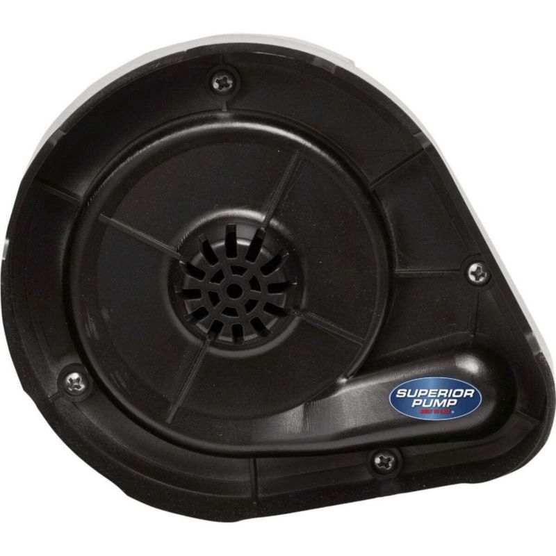 Bomba de agua Superior Pump 91016 1/6 HP exenta de aceite negra