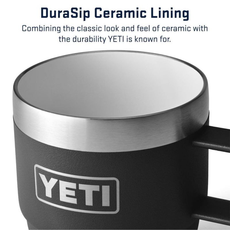 Taza YETI Rambler de acero inoxidable con aislamiento al vacío 180 ml paquete de 2 unidades