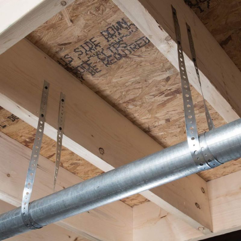 Correa de suspensión Oatey 33923 galvanizada 28 Ga. 3/4 pulgadas x 10 pies