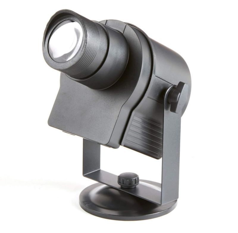 Proyector de luz LED QFX LL-14 negro con adaptador AC