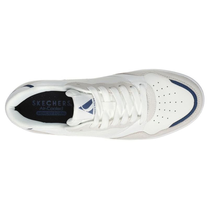 Tenis skechers street blanco para hombre 183241wnv