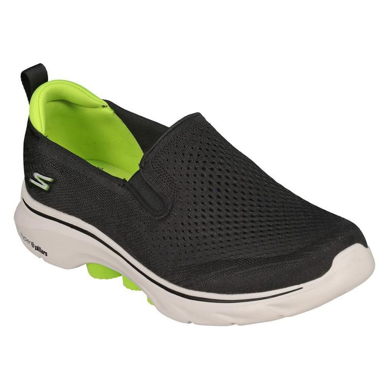 Tenis skechers mens go walk negro para hombre 216637xbklm