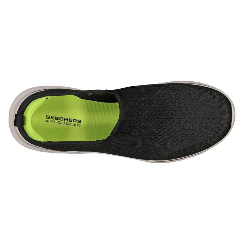 Tenis skechers mens go walk negro para hombre 216637xbklm