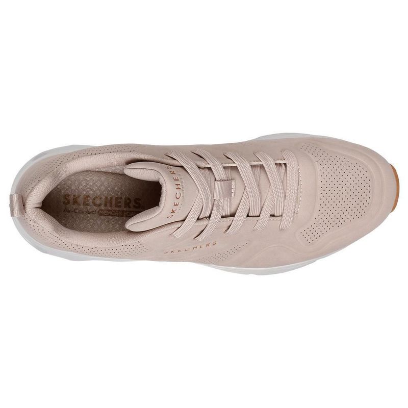 Tenis skechers street uno beige para hombre 183090nat