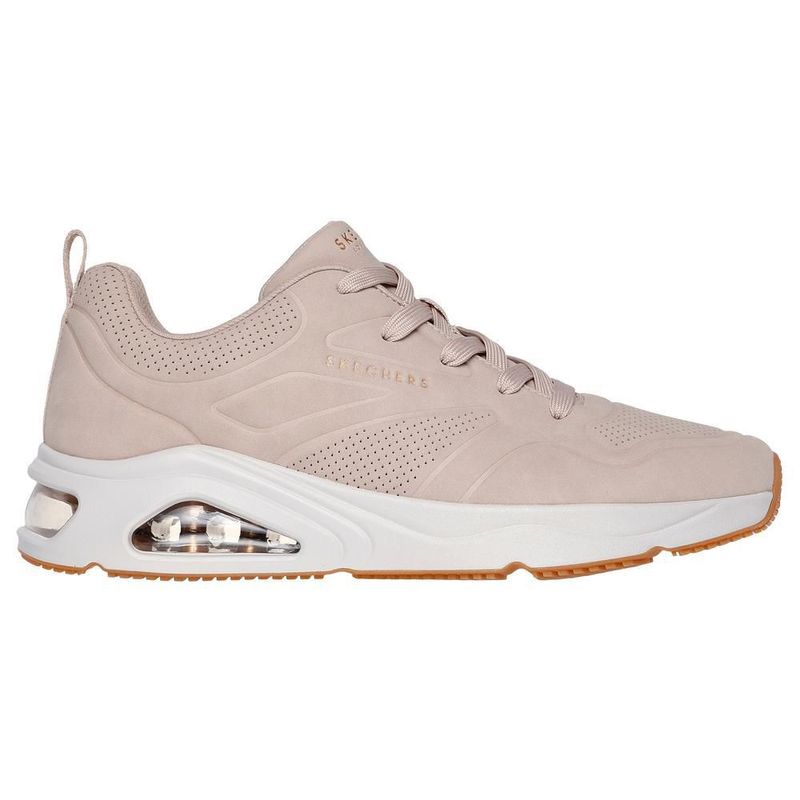 Tenis skechers street uno beige para hombre 183090nat